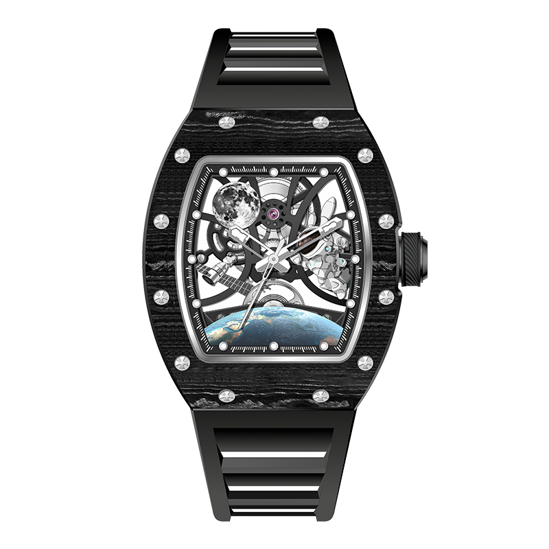 Luxury Watch Trading - Montre mécanique homme Richard Barrel Hollow,