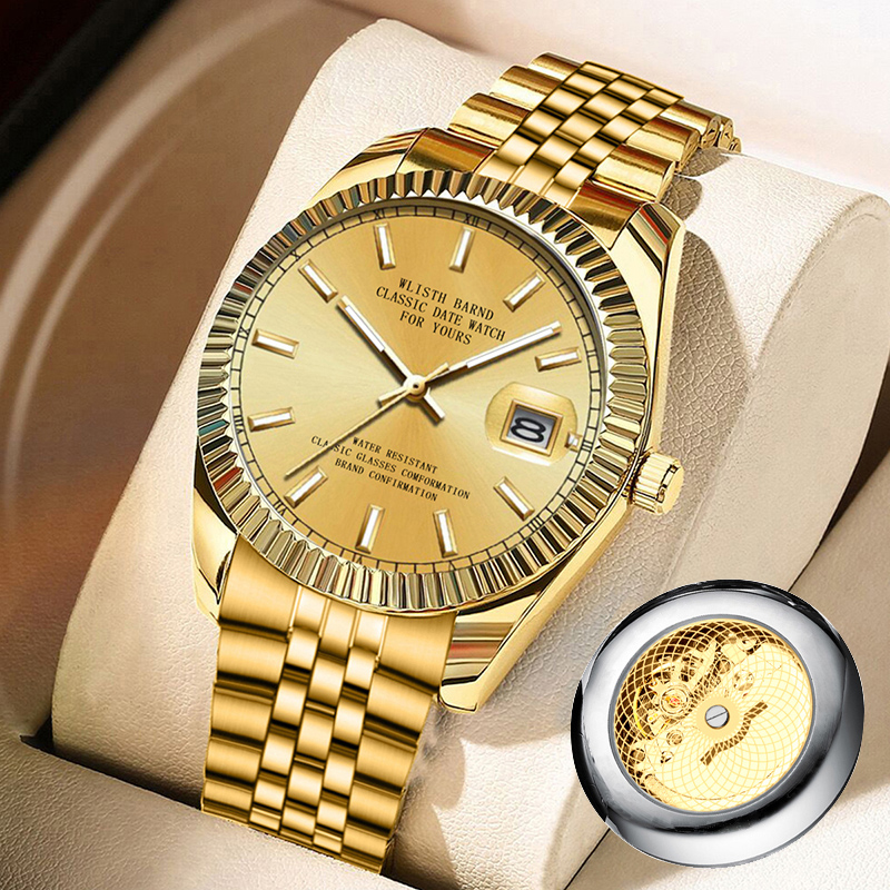 Luxury Watch Trading - Montre à quartz mécanique étanche pour