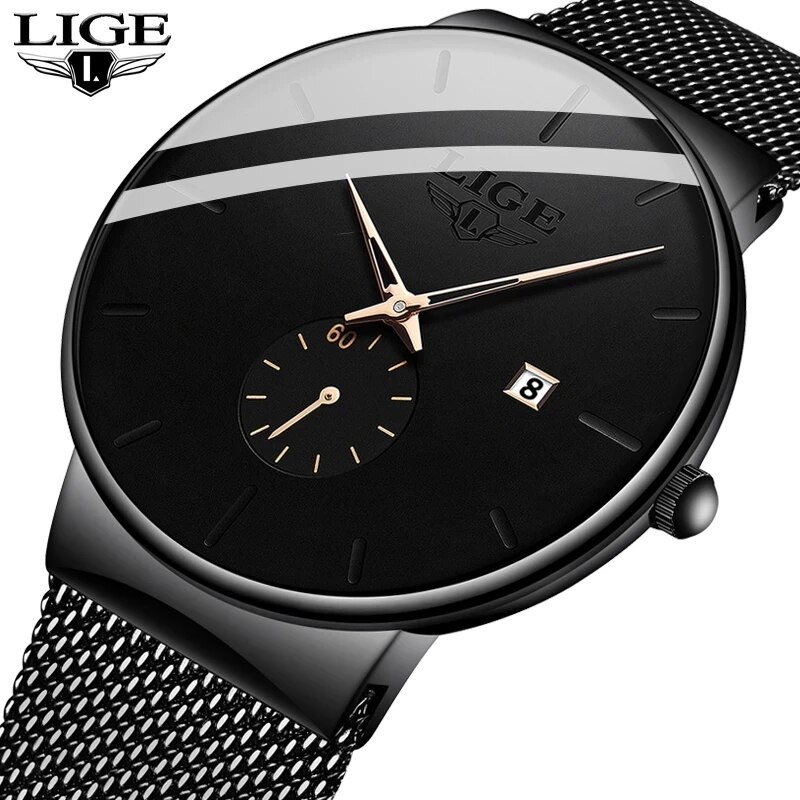 Luxury Watch Exhibition - LIGE-Montre de sport à quartz pour
