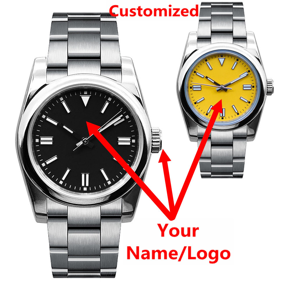 Luxury Watch Design - Montre homme personnalisée avec logo, saphir,