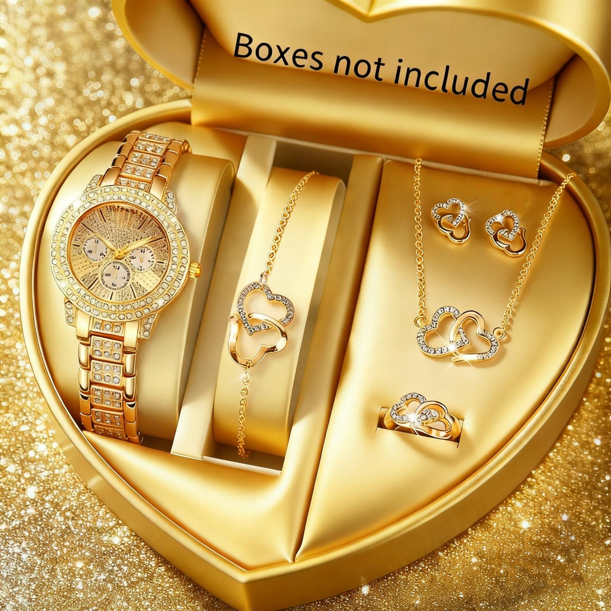 6 pièces de luxe strass femmes - Luxury Watch Kids avis et prix