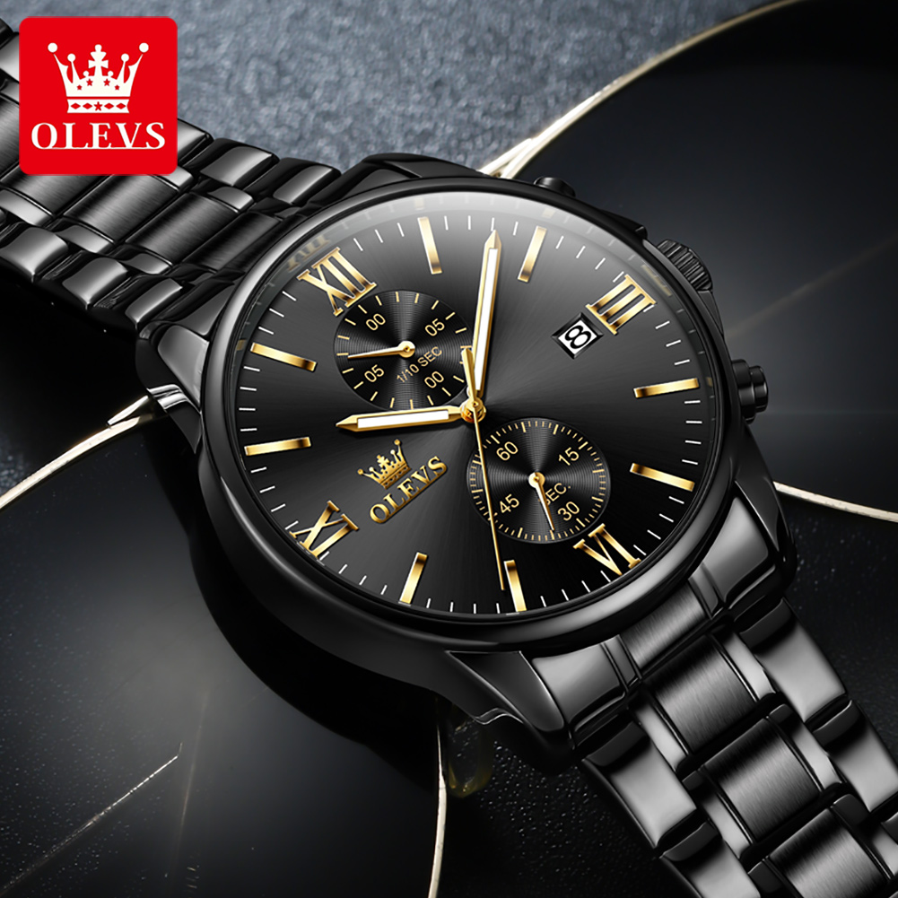 OLEVS 2886 montre à Quartz noi - Luxury Watch Exhibition avis et prix