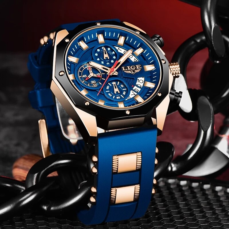 LIGE-Montre de sport en silico - Luxury Watch Exhibition avis et prix