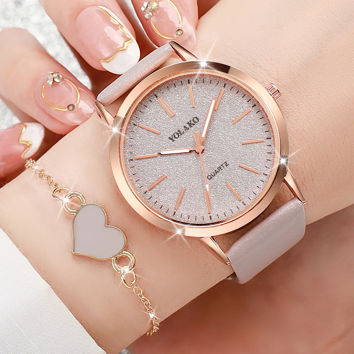 Ensemble de 2 montres pour fem - Open Heart Watch avis et prix