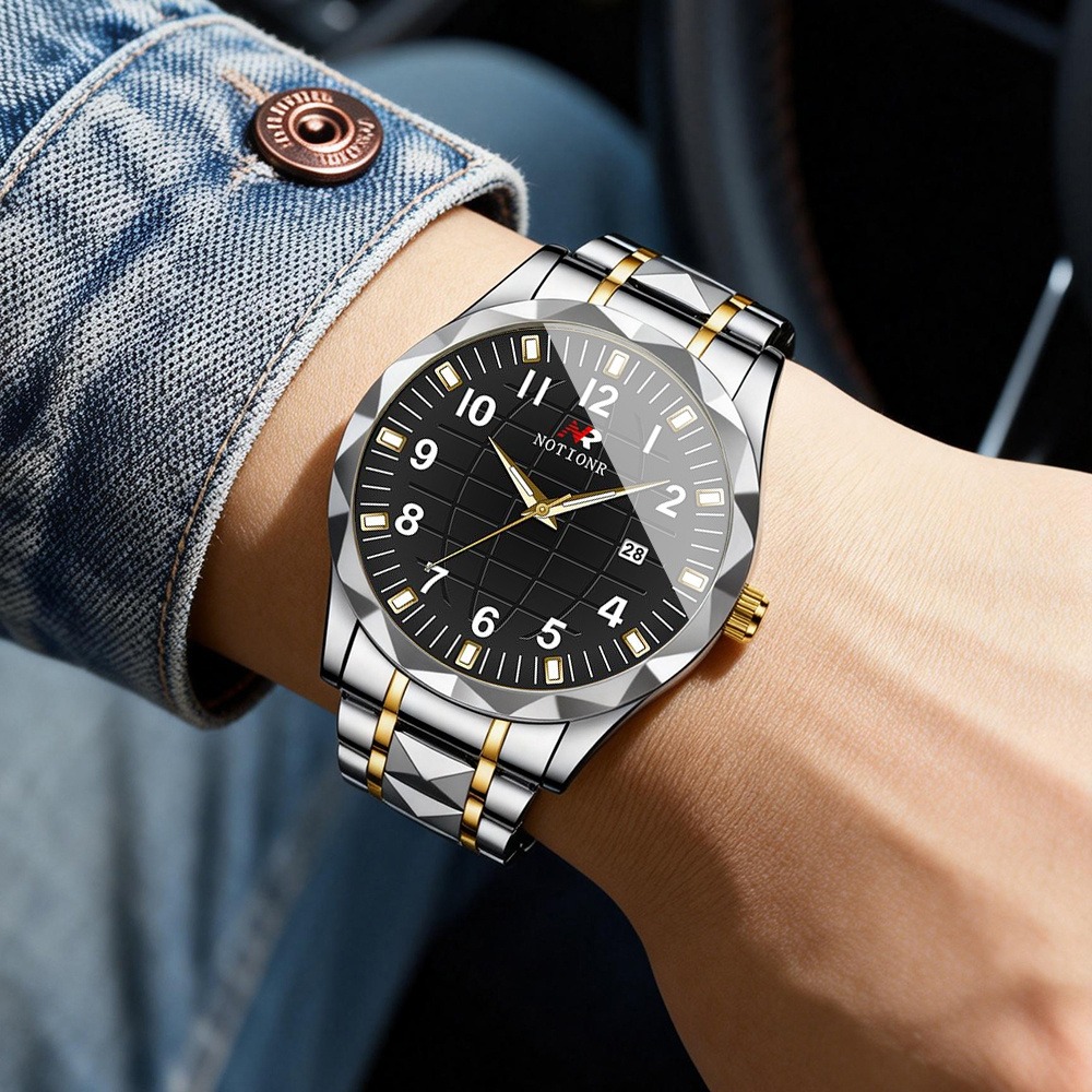 Montre à quartz en acier inoxy - Luxury Watch With Bracelet avis et prix