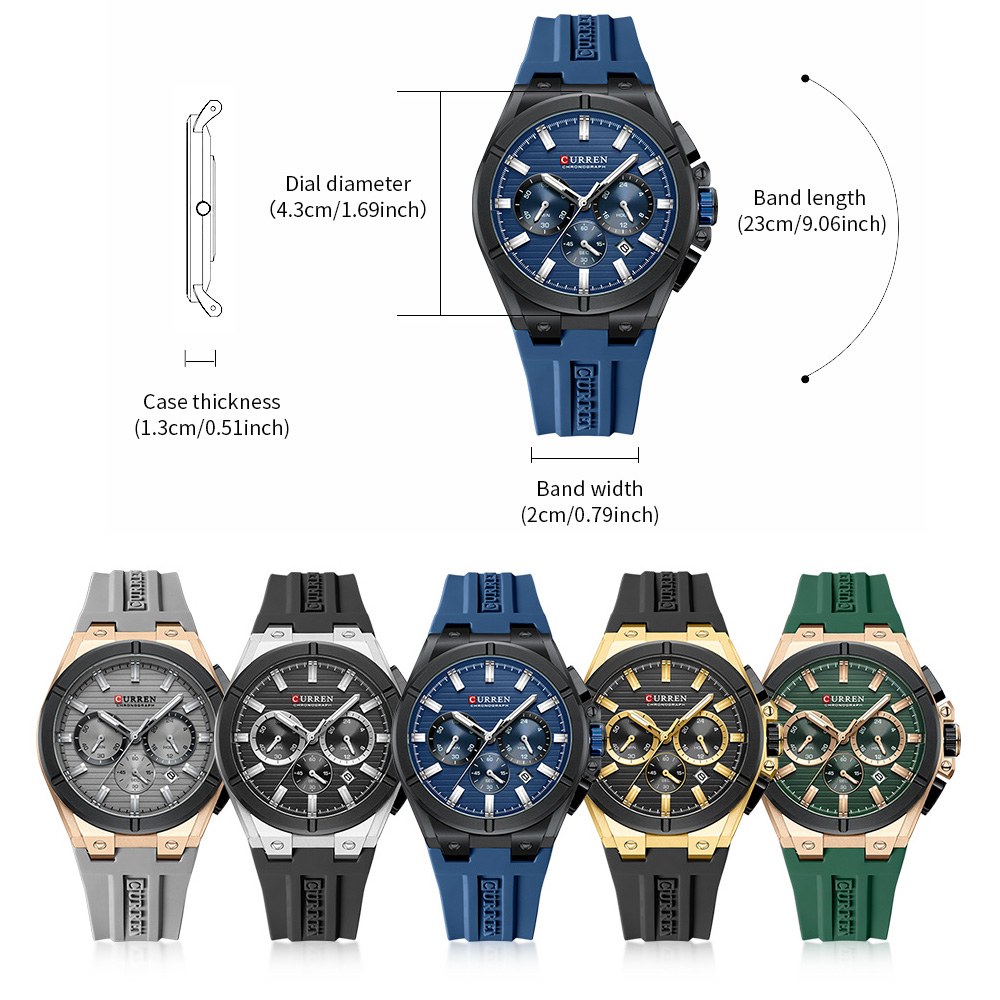 CURREN Montre chronographe de  - Luxury Watch Audemars Piguet avis et prix