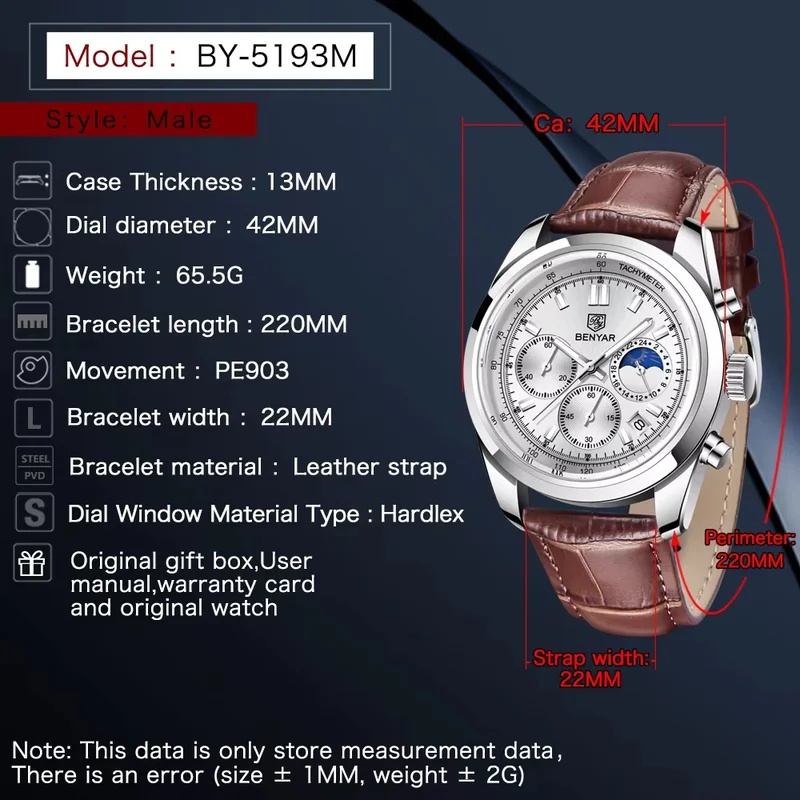 BENYAR Nouvelle Montre Homme 3 - Luxury Watch Audemars Piguet avis et prix