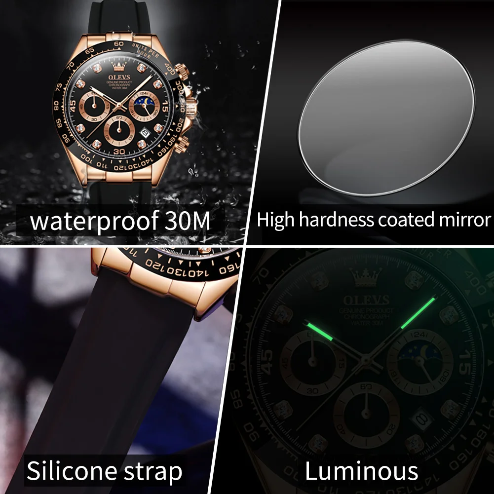 Montres pour hommes OLEVS 2875 - Luxury Watch Exhibition avis et prix